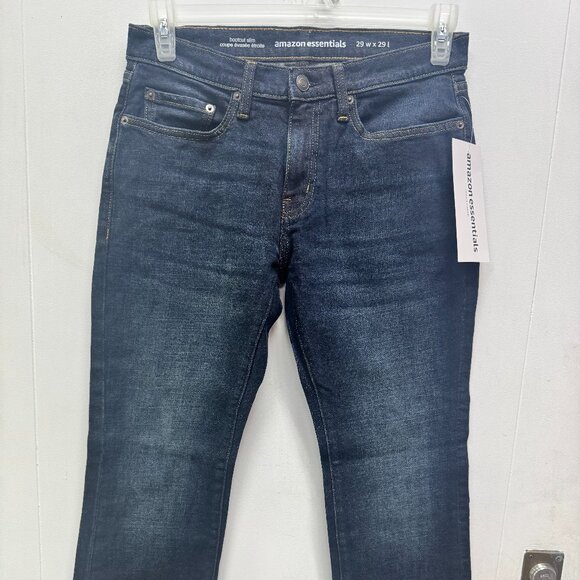NEW Men's Slim Fit, Boot Cut Jeans - Picture 1 of 3